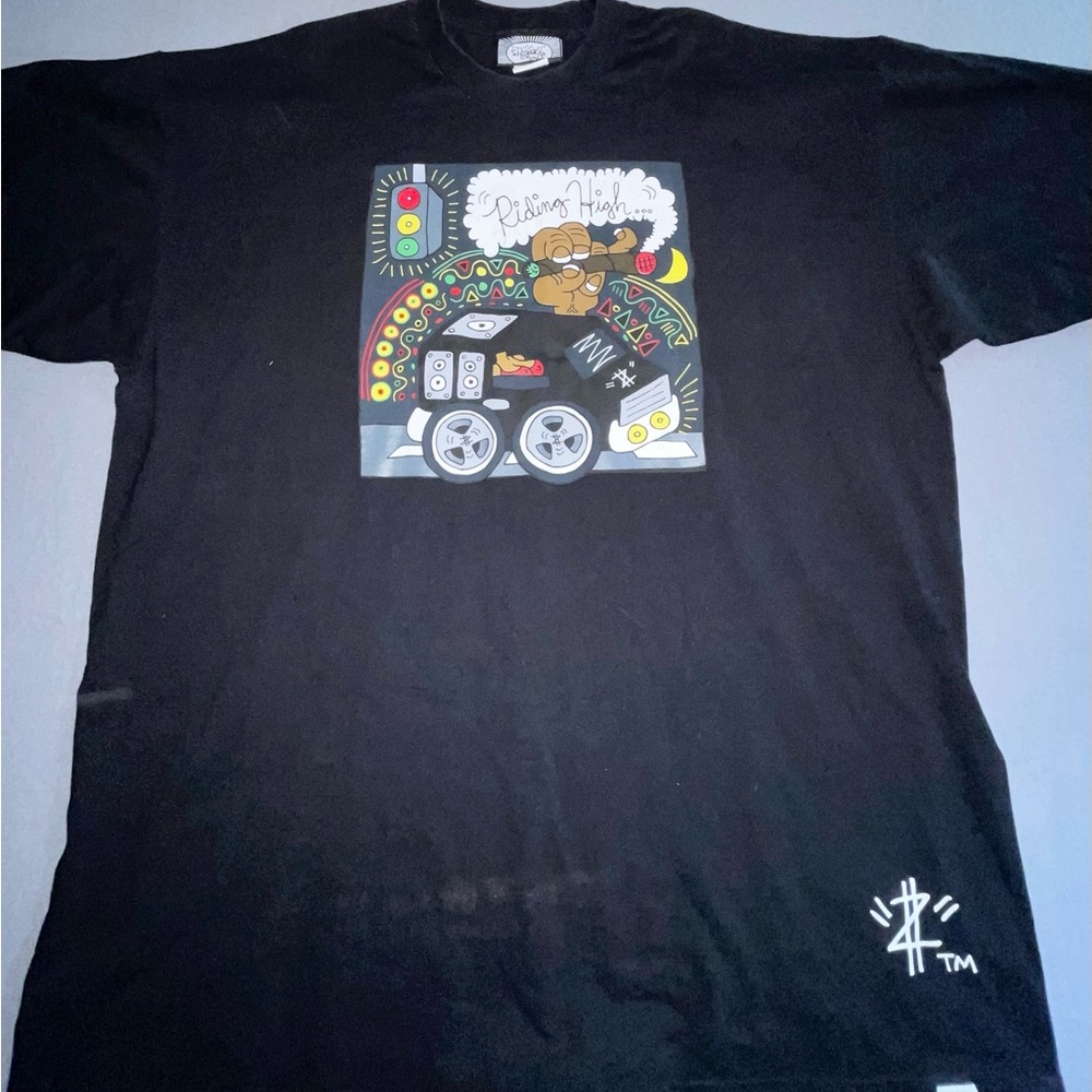 Algierz Hip Hop rap cartoon graphic shirt